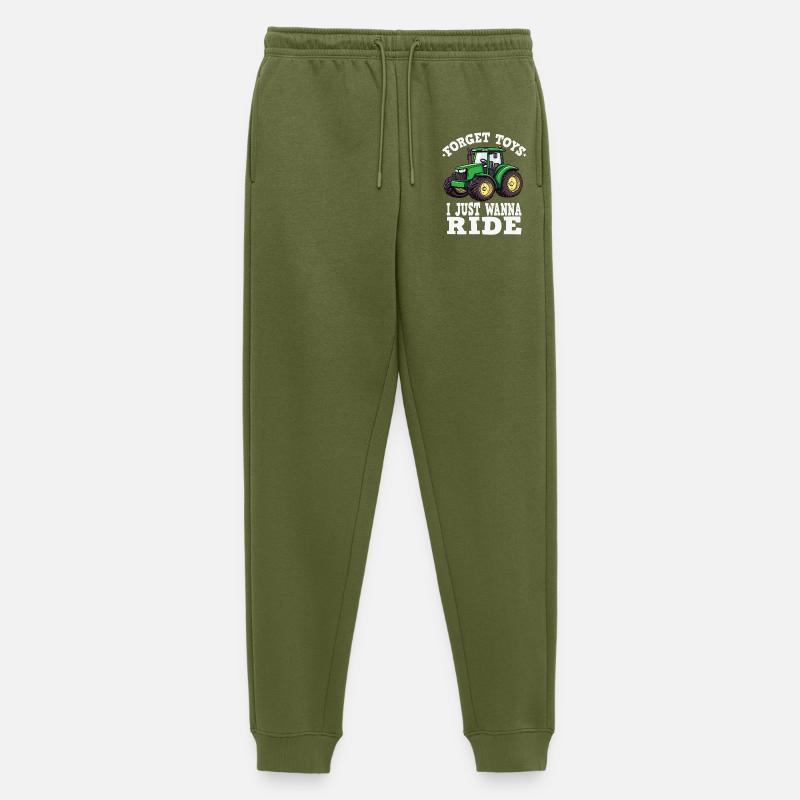 Ich will Traktor fahren - Männer Premium Bio Jogginghose - Khaki
