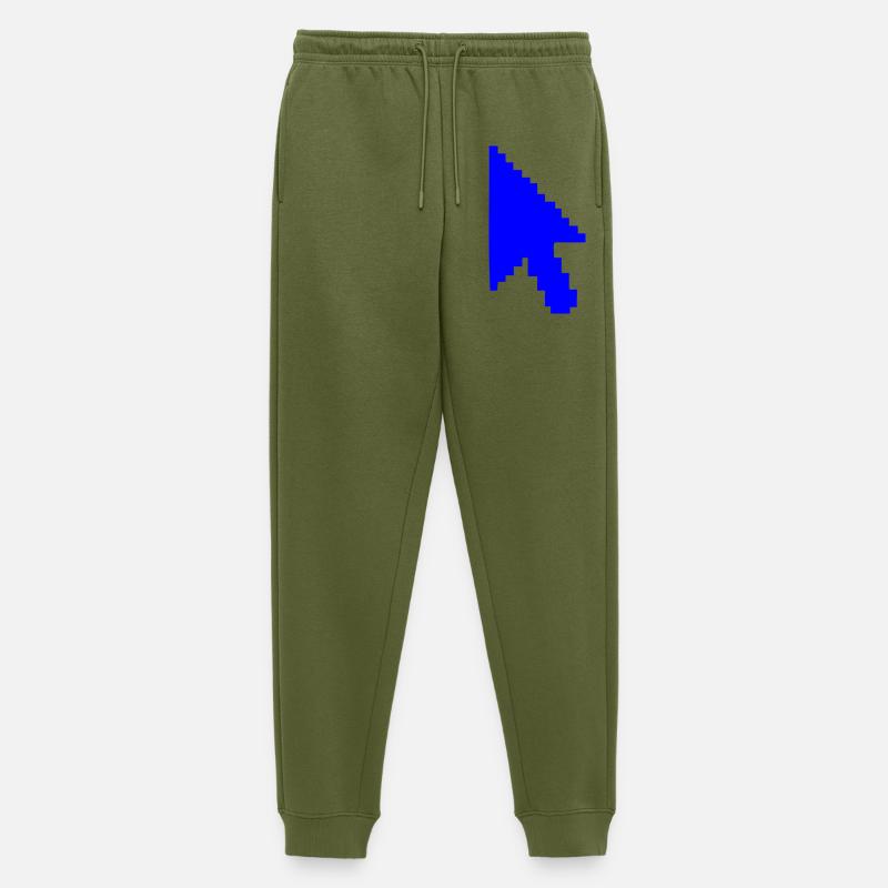 Zeiger Maus Silhouette - Männer Premium Bio Jogginghose - Khaki