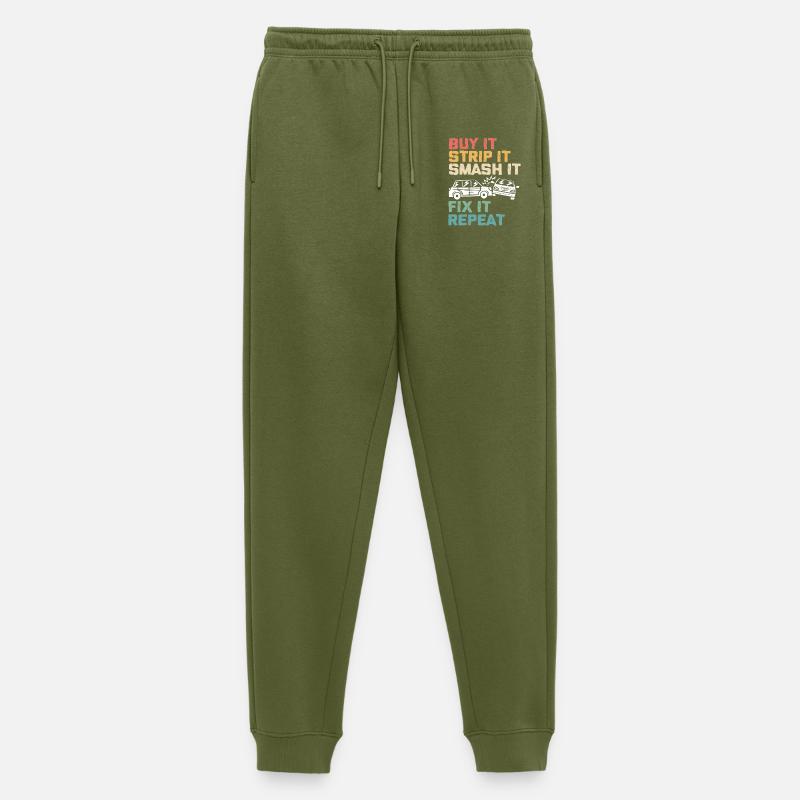 Demolition Derby - Männer Premium Bio Jogginghose - Khaki