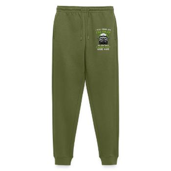Je veux peindre plus de voitures Graffiti Mask Design - Pantalon de jogging Premium bio Homme - kaki - Devant - Thijin (182cm)