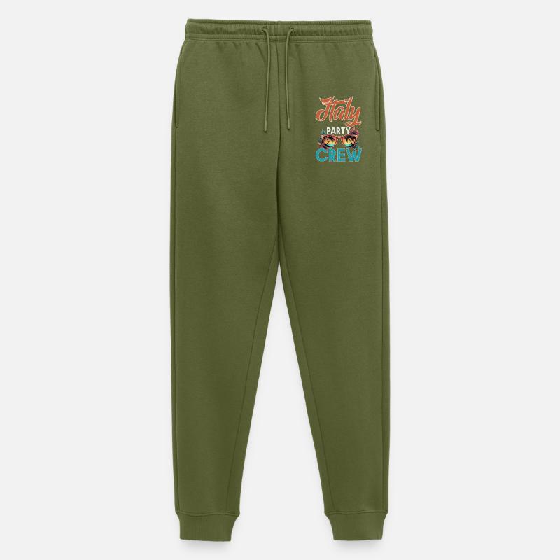 Italien Crew - Männer Premium Bio Jogginghose - Khaki