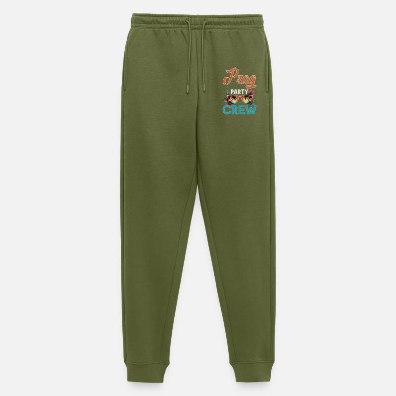 Prag Crew - Männer Premium Bio Jogginghose - Khaki