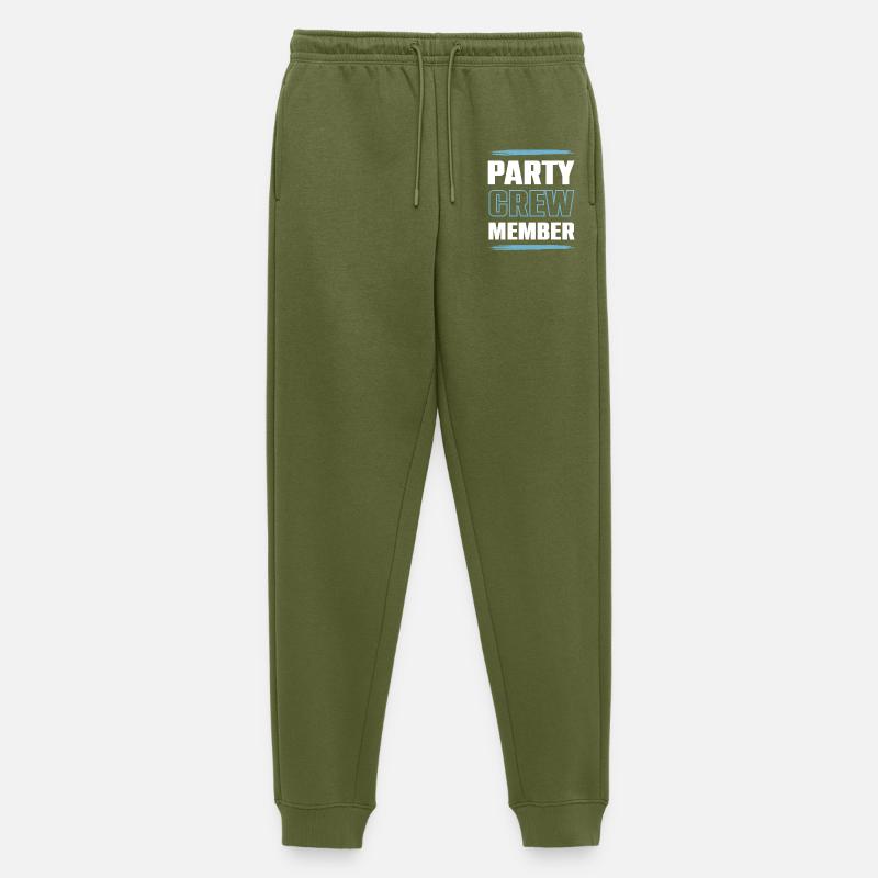 Party Crew - Männer Premium Bio Jogginghose - Khaki