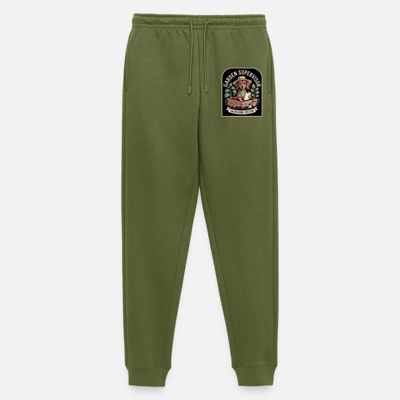 Dackel Gärtner - Männer Premium Bio Jogginghose - Khaki