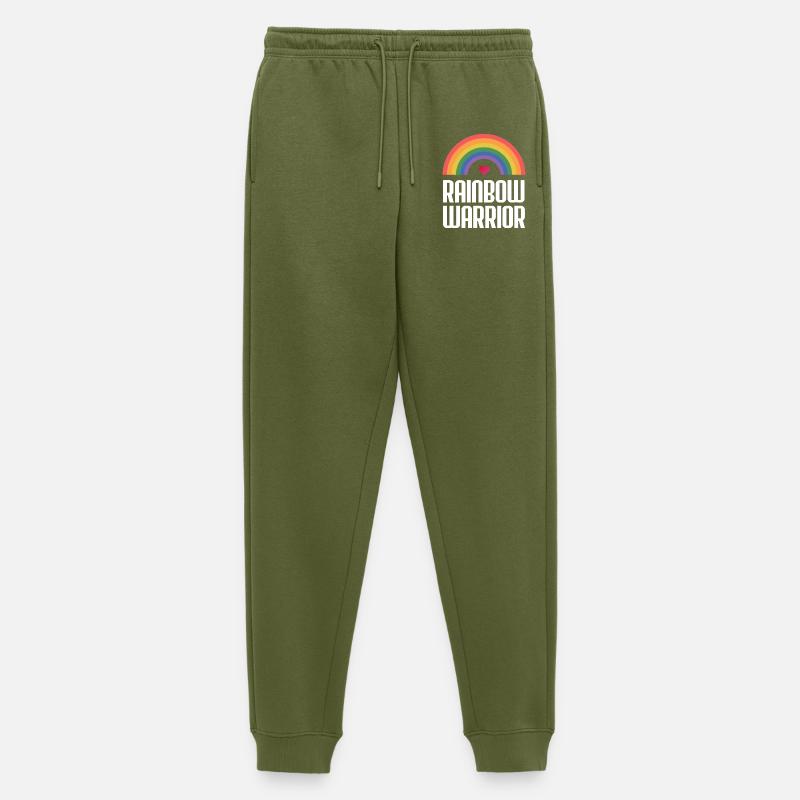 LGBTQ-Pride-Monat - Rainbow Warrior - Männer Premium Bio Jogginghose - Khaki