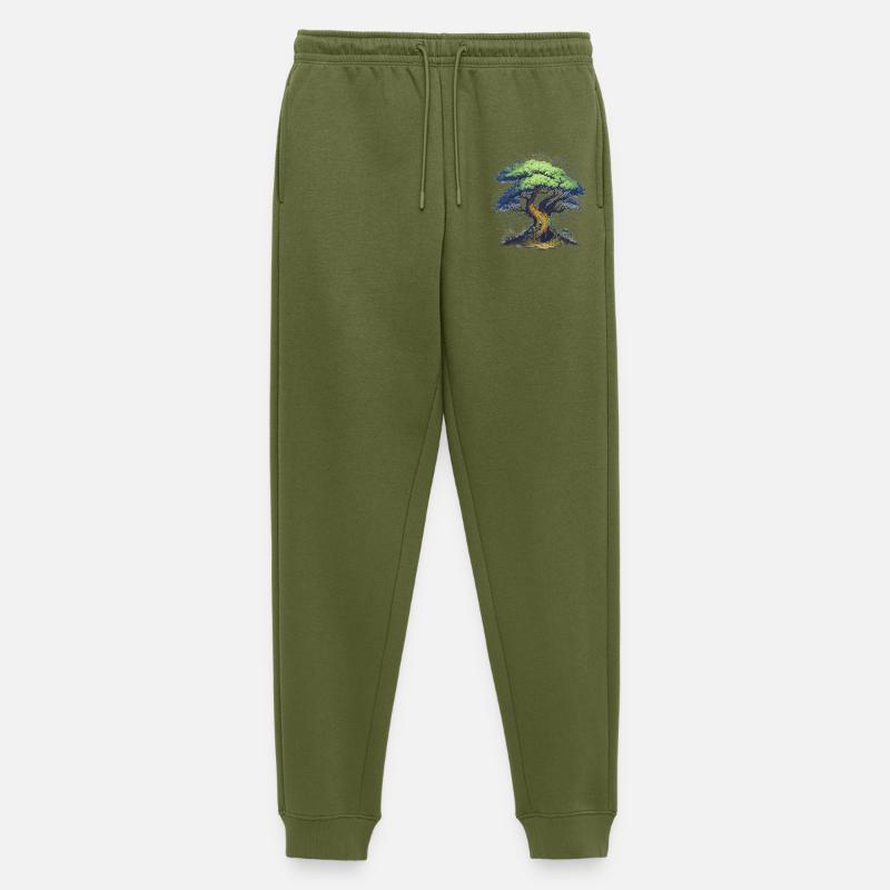 Bonsai - Männer Premium Bio Jogginghose - Khaki