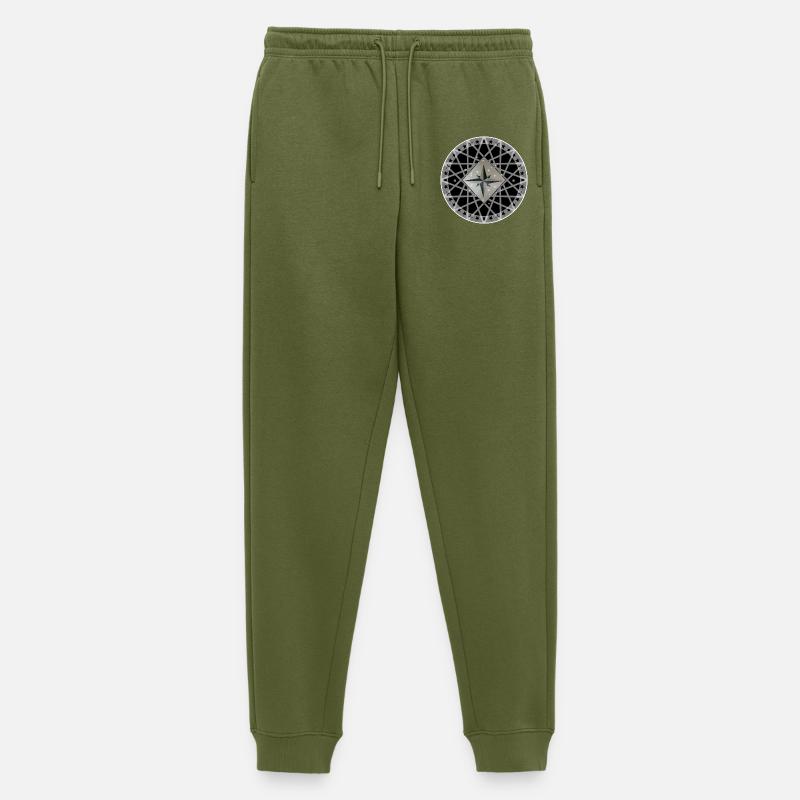 Wind Rose - Männer Premium Bio Jogginghose - Khaki