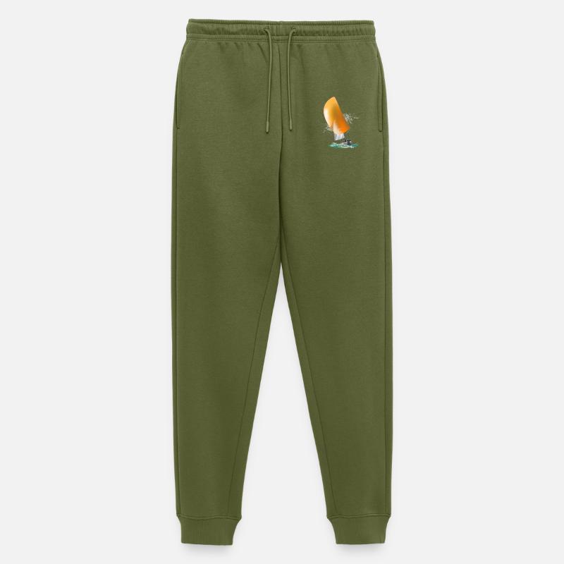 Segelboot - Männer Premium Bio Jogginghose - Khaki