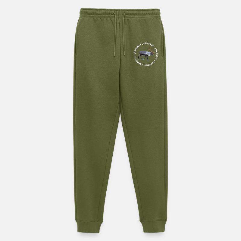 LAPPONIEN - Männer Premium Bio Jogginghose - Khaki