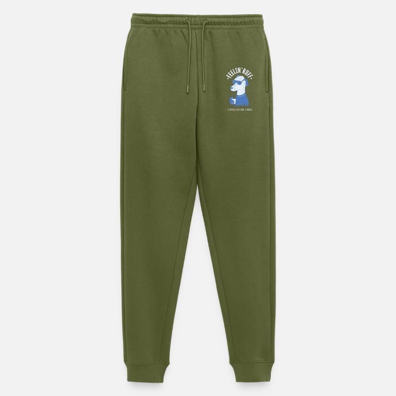 Feelin’ Ruff – Coffee Before Chaos - Männer Premium Bio Jogginghose - Khaki