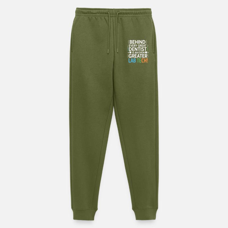 Conception dentaire de Greater Lab Tech - Pantalon de jogging Premium bio Homme - kaki