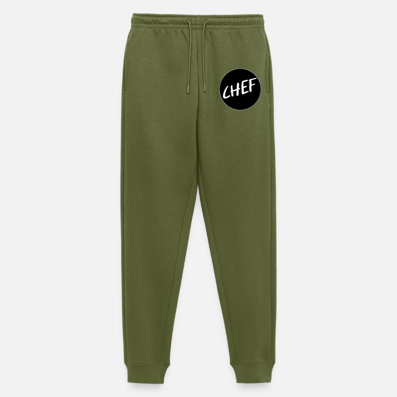 CHEF VORGESETZTER - Männer Premium Bio Jogginghose - Khaki