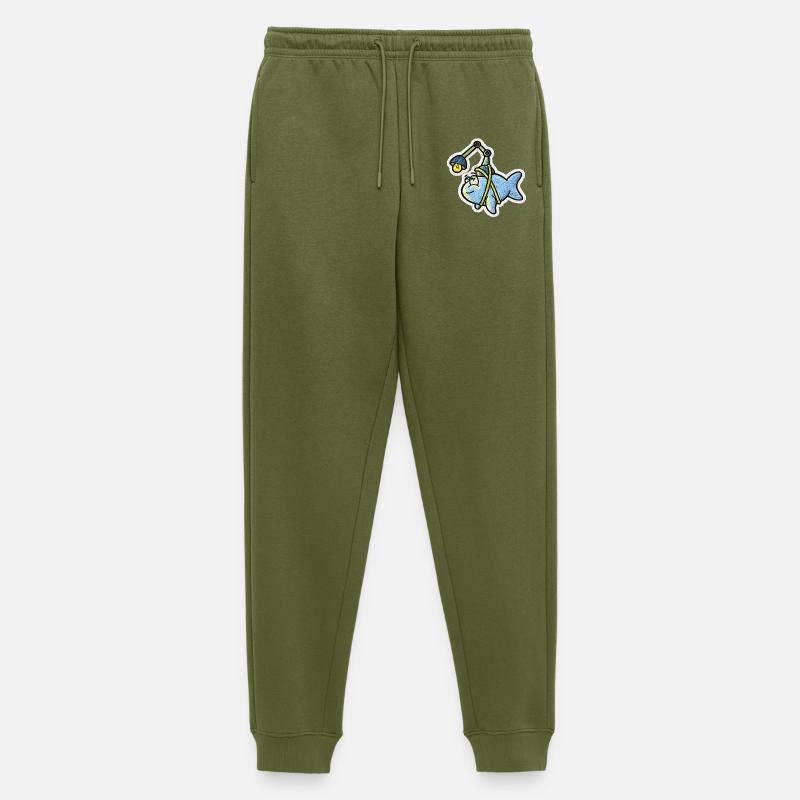 Laternenfisch - Männer Premium Bio Jogginghose - Khaki