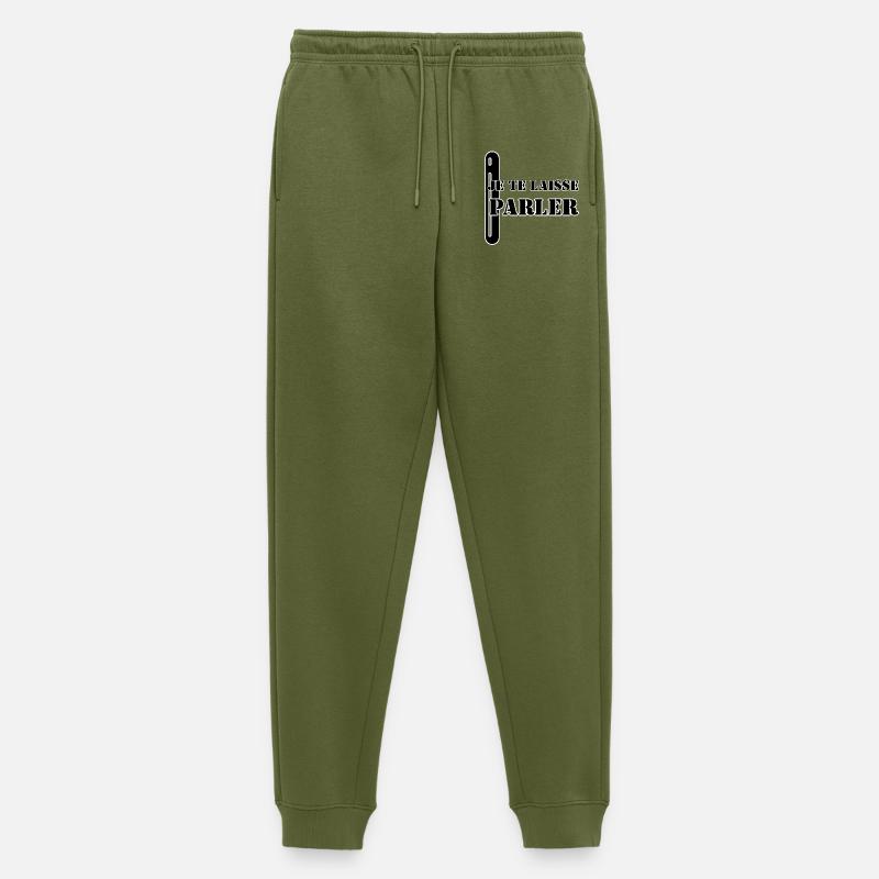 ICH LASSE DICH SPRECHEN. - Männer Premium Bio Jogginghose - Khaki