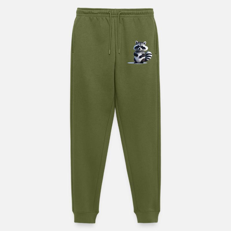 Waschbär - Männer Premium Bio Jogginghose - Khaki