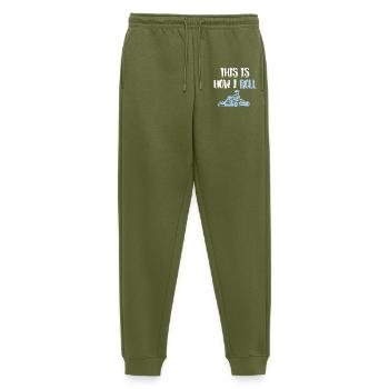 This Is How I Roll Go Kart Racing Art - Men's Premium Organic Joggers - khaki - Front - Thijin (182cm)