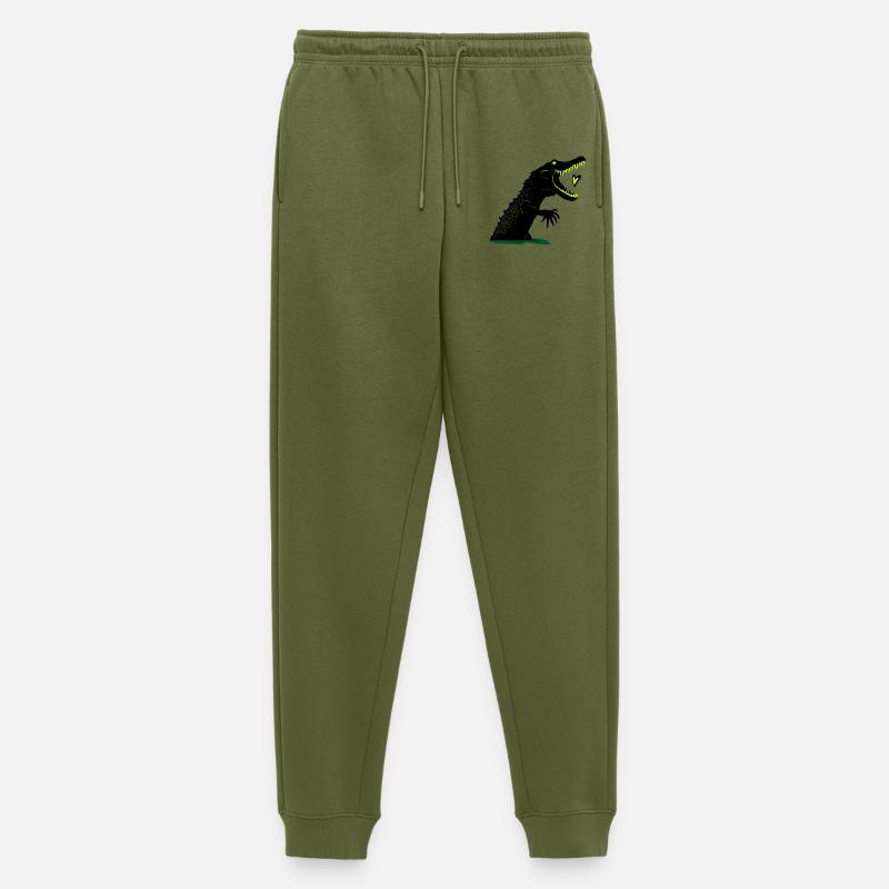 Crocodile que j’aime que tu manges - Pantalon de jogging Premium bio Homme - kaki