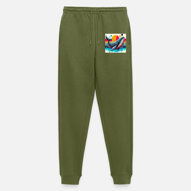 Wal - Männer Premium Bio Jogginghose - Khaki