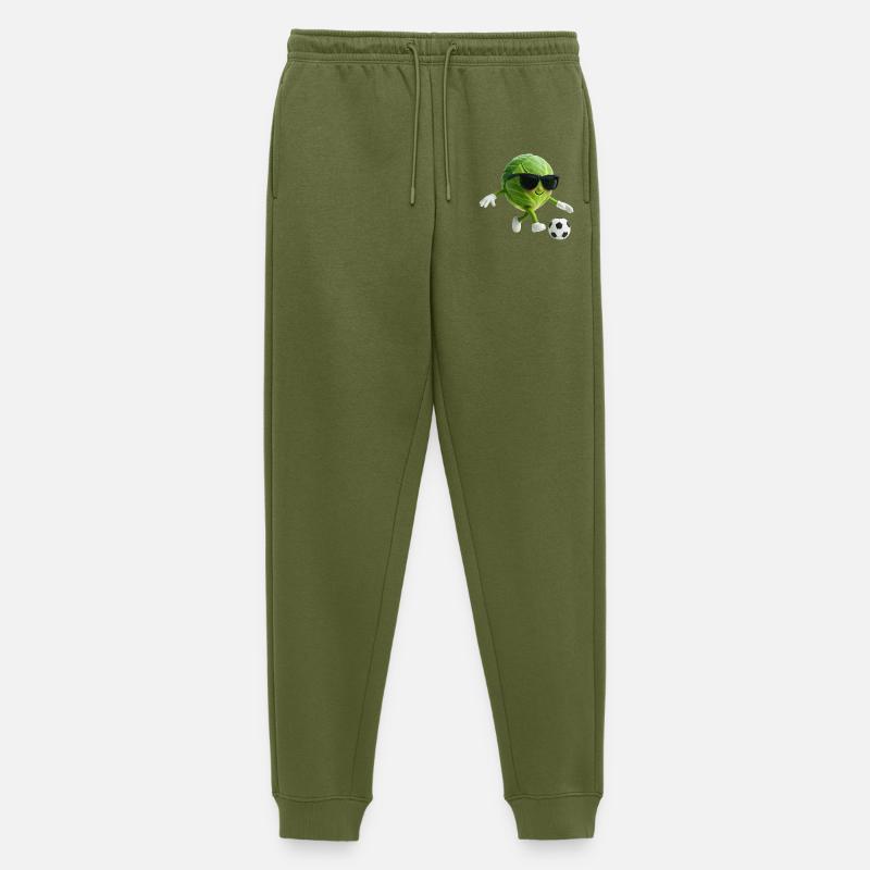 Fußball Kohl - Männer Premium Bio Jogginghose - Khaki