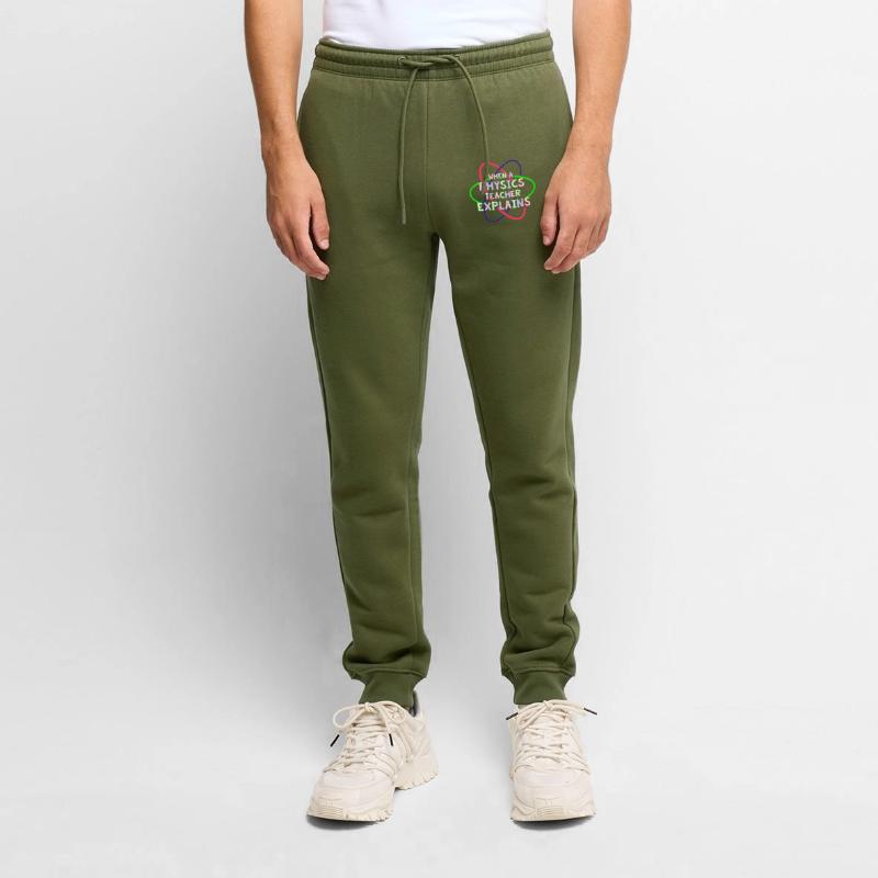 Physics Physicist Physics Student Physics Teacher Men's Premium Organic Joggers