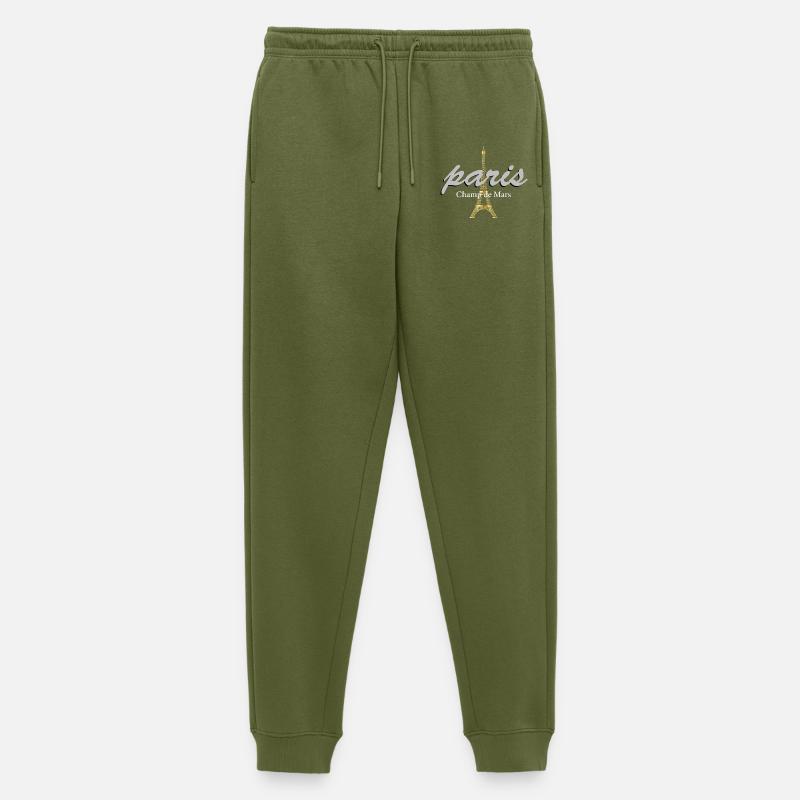 Paris - Männer Premium Bio Jogginghose - Khaki