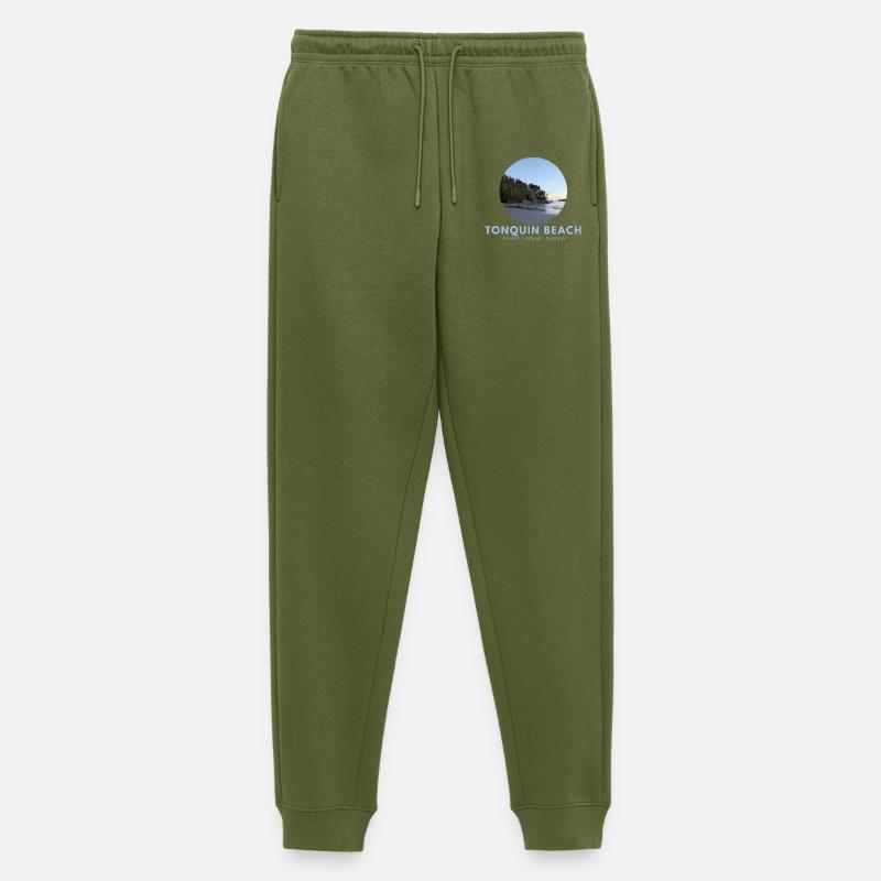 Tonquin Beach Forest Ocean - Männer Premium Bio Jogginghose - Khaki