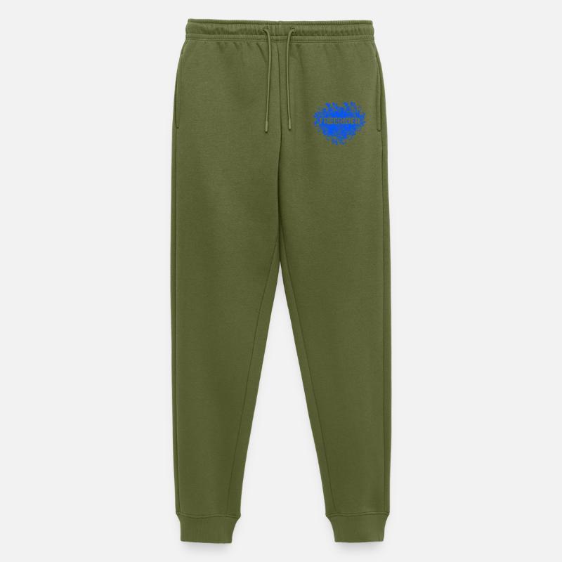 Freerider Herz - Männer Premium Bio Jogginghose - Khaki