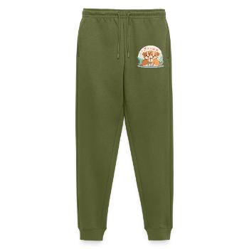 Amitié canine - Pantalon de jogging Premium bio Homme - kaki - Devant - Thijin (182cm)