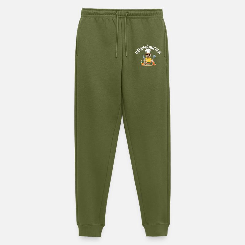 Herdmännchen Koch Suricate Pun - Pantalon de jogging Premium bio Homme - kaki