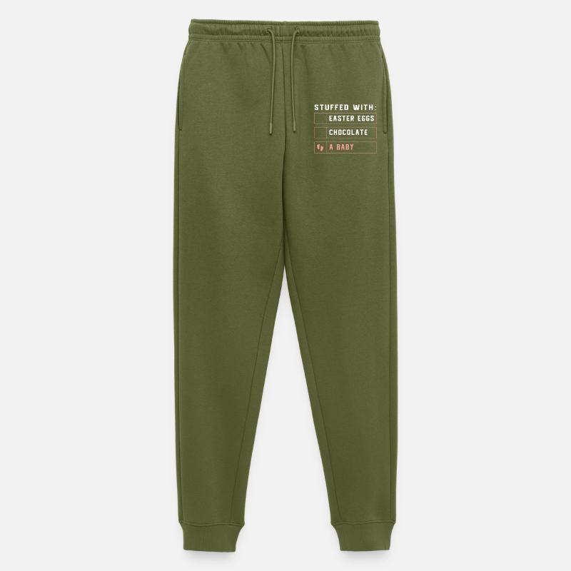 Gender Reveal Ostern Werdende Mutter - Männer Premium Bio Jogginghose - Khaki