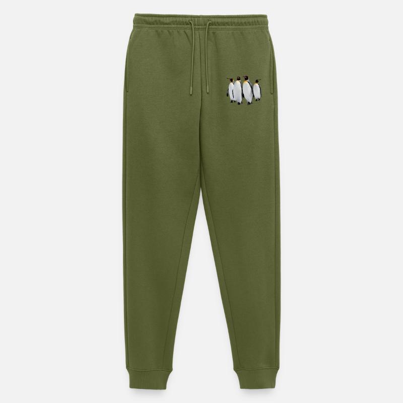 Pinguine - Männer Premium Bio Jogginghose - Khaki