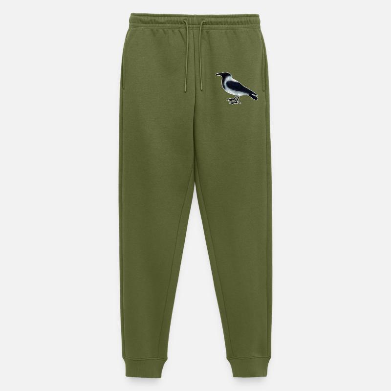 Nebelkrähe.1 - Männer Premium Bio Jogginghose - Khaki