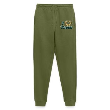 Ich liebe Tacos Herz - Männer Premium Bio Jogginghose - Khaki - Vorne - Thijin (182cm)