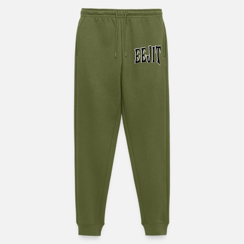 EEJIT – Irish Slang Design - Männer Premium Bio Jogginghose - Khaki