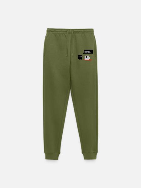dead pixel_english - Männer Premium Bio Jogginghose - Khaki