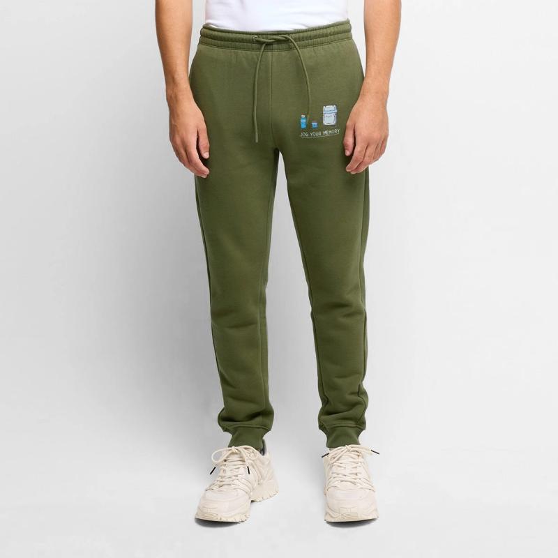 Software Engineer IT Support J-og Your Memory Gym  Men's Premium Organic Joggers
