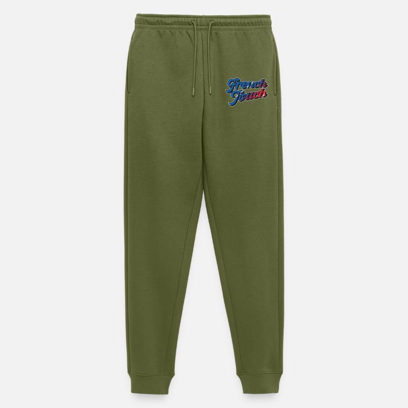 French Touch - Pantalon de jogging Premium bio Homme - kaki