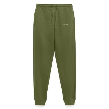 Introverted Energy - Men's Premium Organic Joggers - khaki - Front - Thijin (182cm)