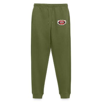 Aufkleber für Aktivisten zur Aufklärung von Missbrauch stoppen - Männer Premium Bio Jogginghose - Khaki - Vorne - Thijin (182cm)
