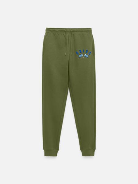 Chios Croisé des drapeaux grecs - Pantalon de jogging Premium bio Homme - kaki