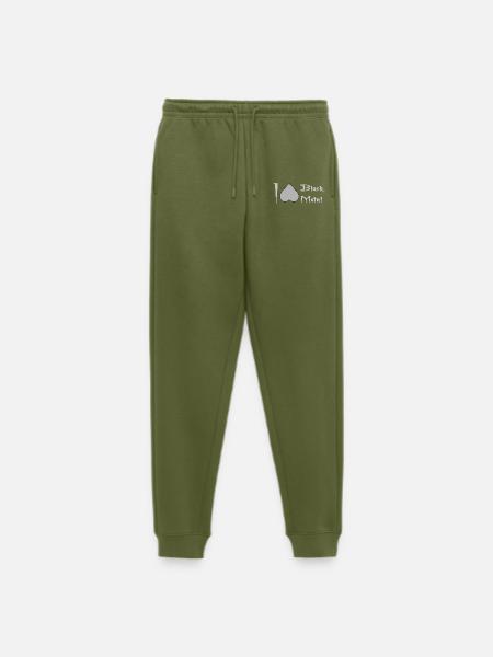 I love Black Metal - Männer Premium Bio Jogginghose - Khaki