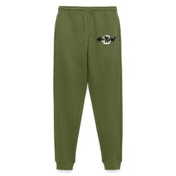 Mon Flow – Freiheit & Flow im modernen Design - Männer Premium Bio Jogginghose - Khaki - Vorne - Thijin (182cm)