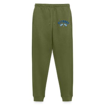 Drapeaux grecs de Kythnos - Pantalon de jogging Premium bio Homme - kaki - Devant - Thijin (182cm)