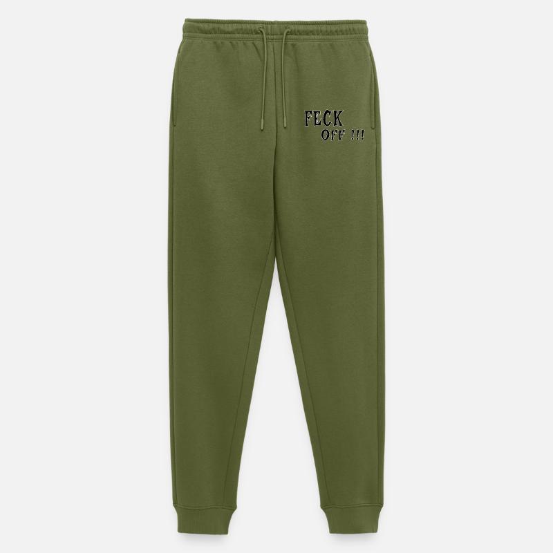 Feck Off – Irish Attitude - Männer Premium Bio Jogginghose - Khaki