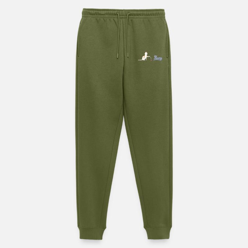 Kat-ritable - Männer Premium Bio Jogginghose - Khaki