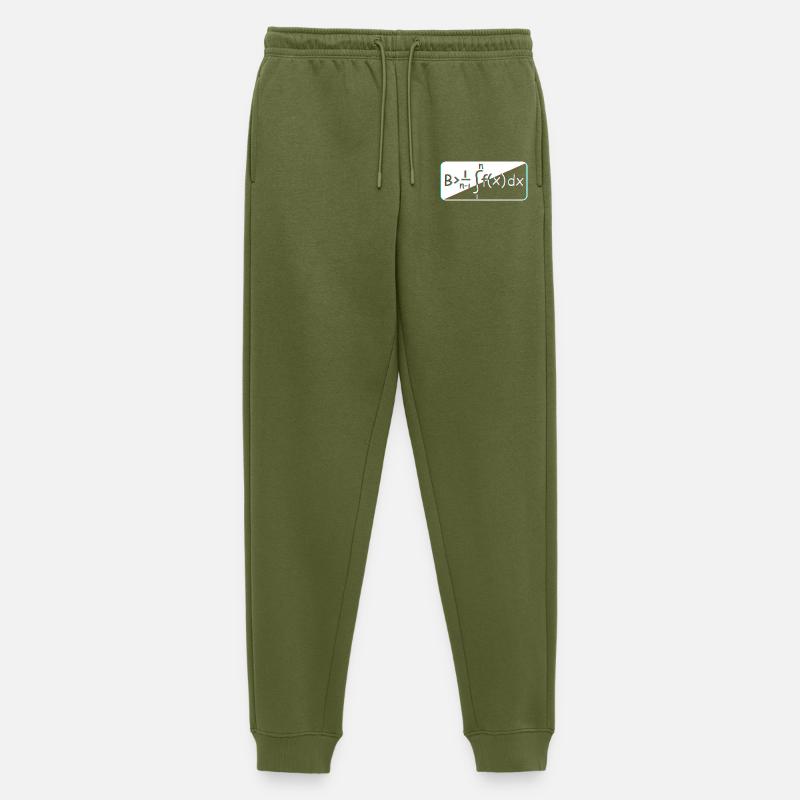Mathematician Math Mathematical Mathematics - Men's Premium Organic Joggers - khaki