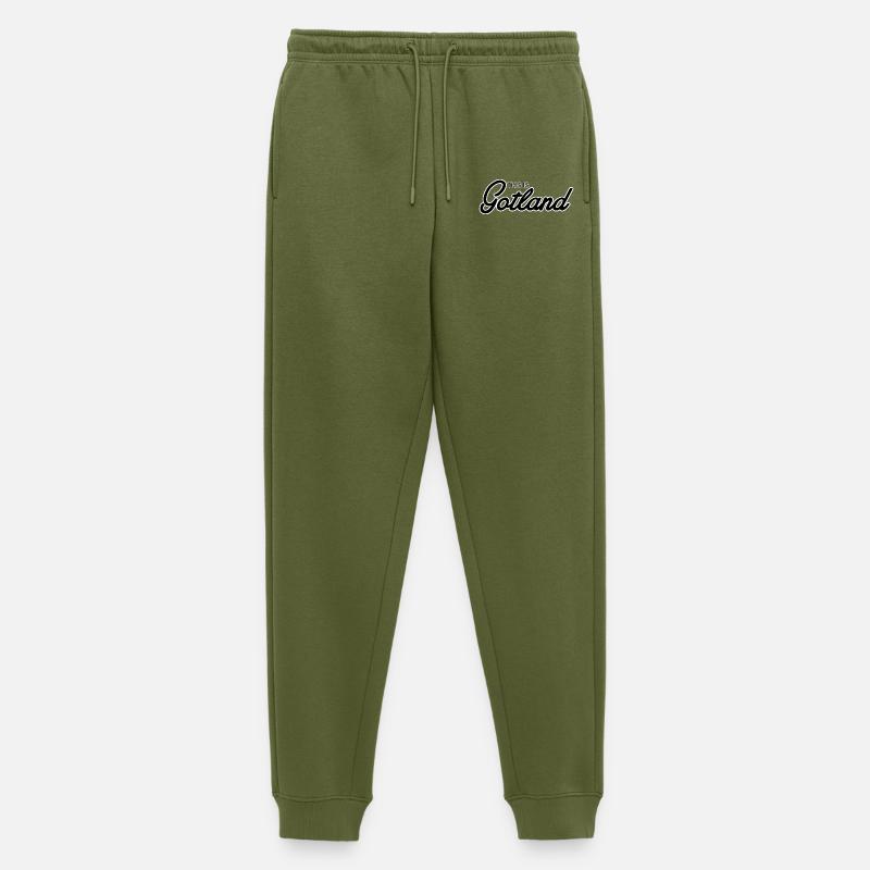 Das ist Gotland - Männer Premium Bio Jogginghose - Khaki