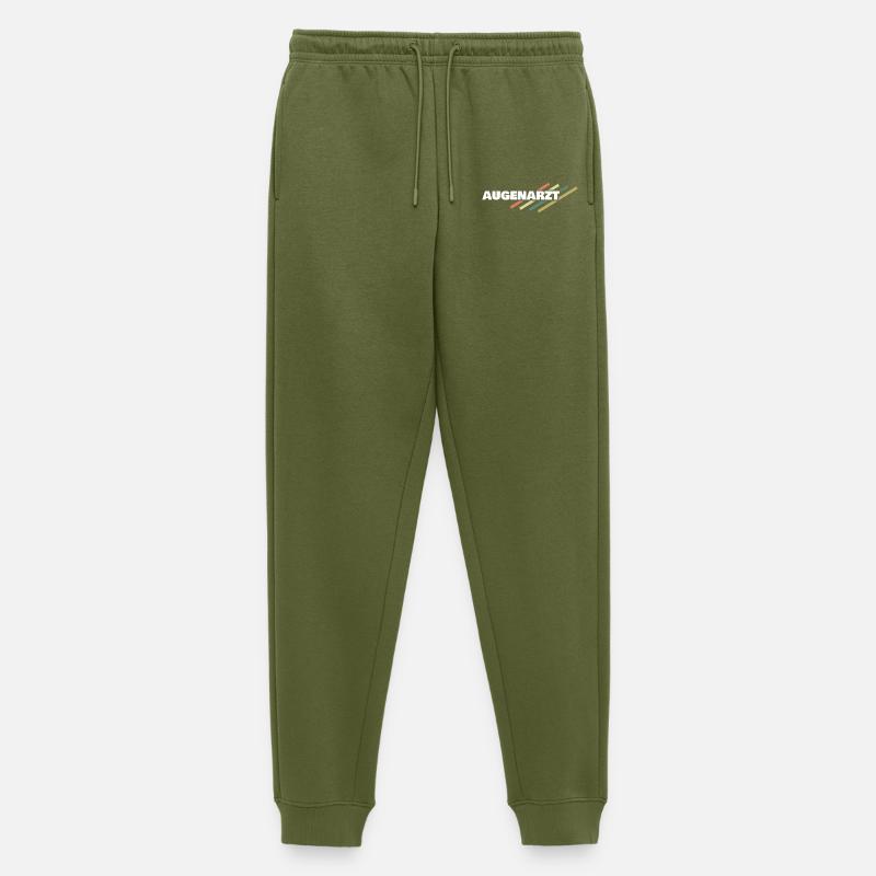 Augenarzt - Männer Premium Bio Jogginghose - Khaki