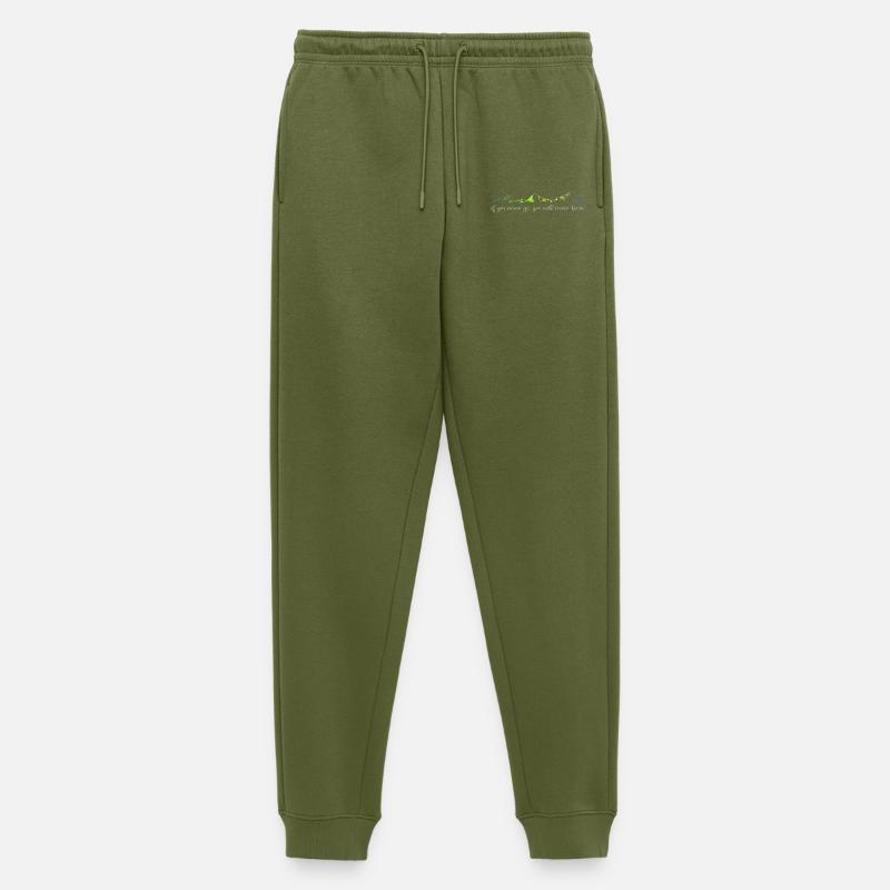never go, never know - Männer Premium Bio Jogginghose - Khaki