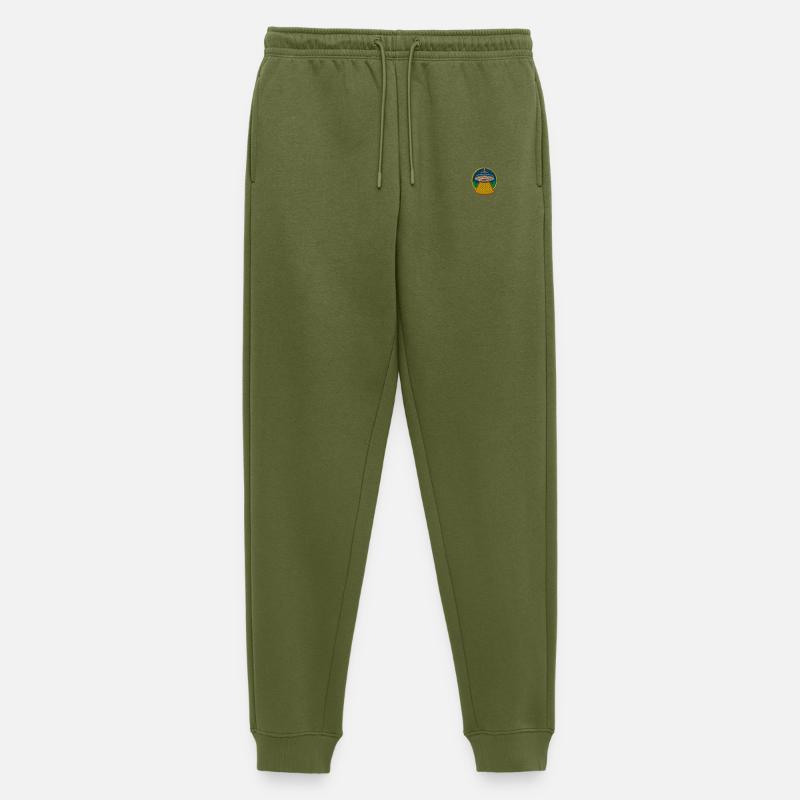 Ufo - Männer Premium Bio Jogginghose - Khaki